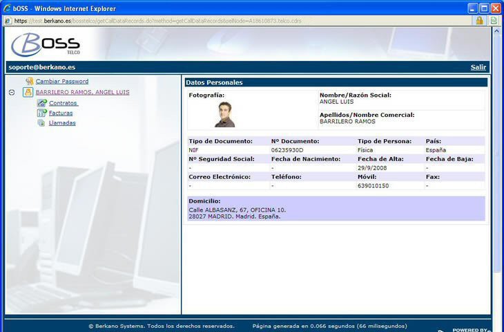 Cliente Final:Datos Personales