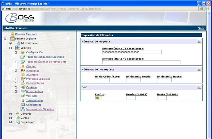 Impresión de Etiquetas