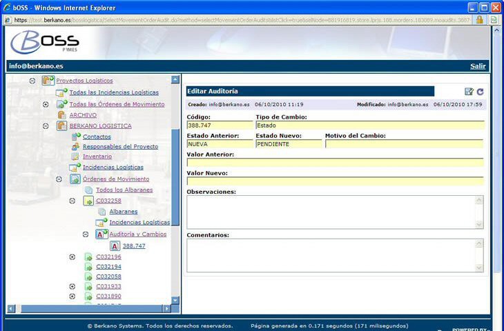 Control de Auditoría